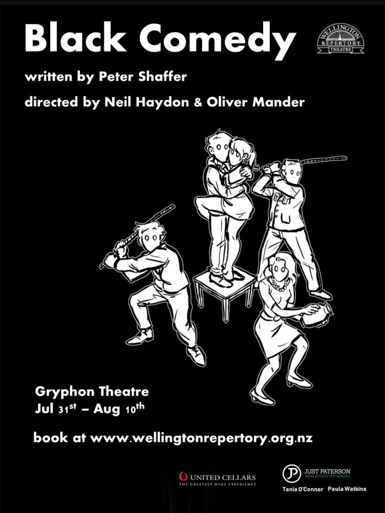 black-comedy-poster-wellington-repertory-theatre